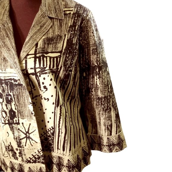 Nancy Bolen City Girl Jacket, Vintage Jacket, Size Large Jacket, Plus Size Top - Picture 8 of 11